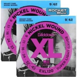 Addario 9-42 Super Light Nickel Wound Electric Guitar Strings