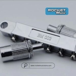Tailpiece Bridge Gitar Listrik lock system BM-002 LP Gitar CHROME