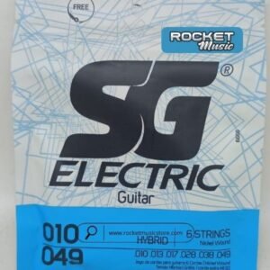 Senar Gitar Elektrik SG 0.10 - 0.49 HYBRID Made In Brazil Free Pick