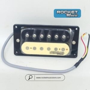 Wilkinson Pickup Gitar M-Series WOHZB 'HOT' Zebra Humbucker Neck dengan Tones Hangat dan Jernih 7.2k Resistance 50mm Pole Spacing