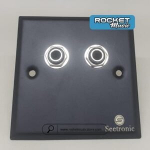 SEETRONIC WP407 PANEL 2 JACK 1/4" TOA WP-407 (DOUBLE INLET)